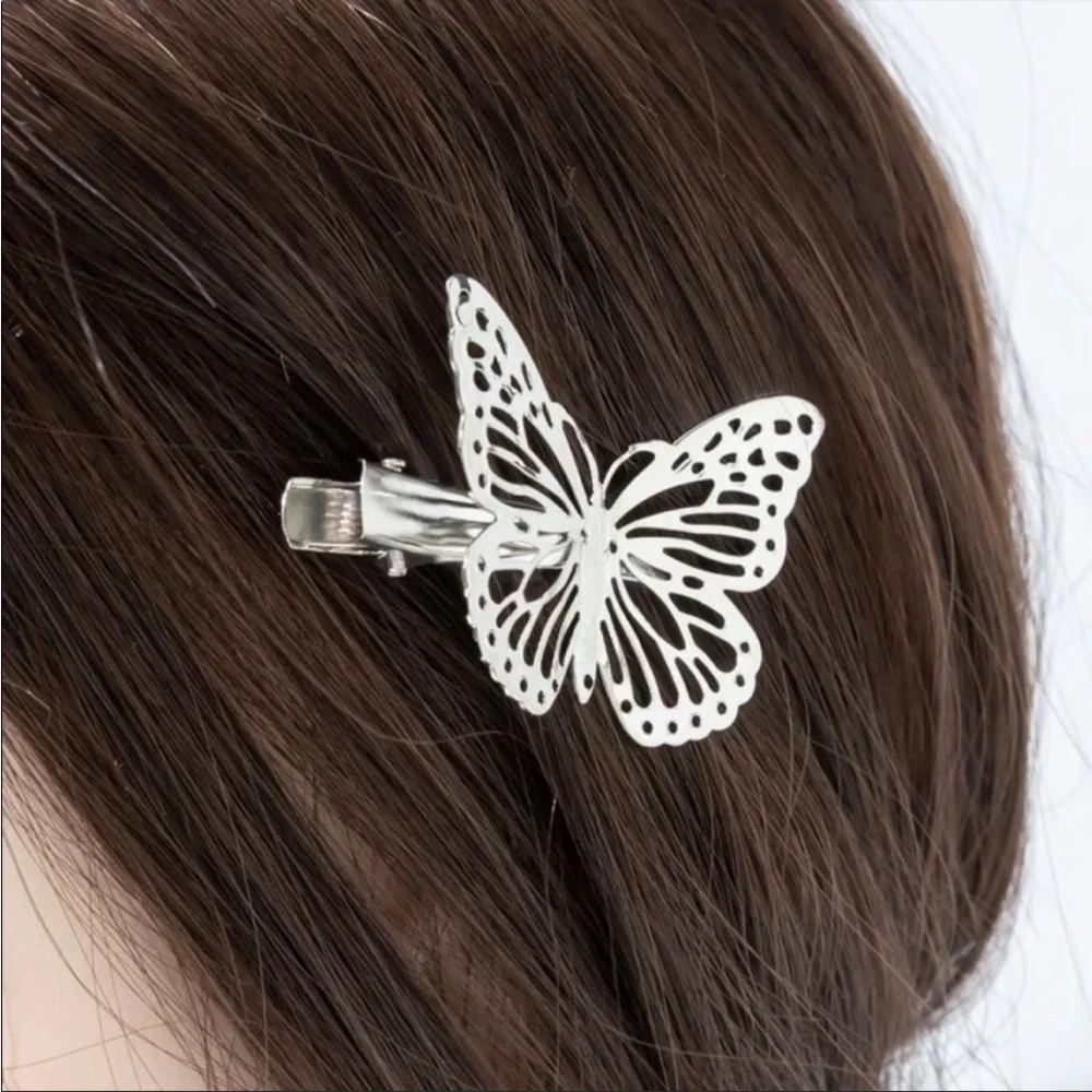 4 piece Elegant Butterfly Hair Clips Hair Accessory - Picture 3 of 3